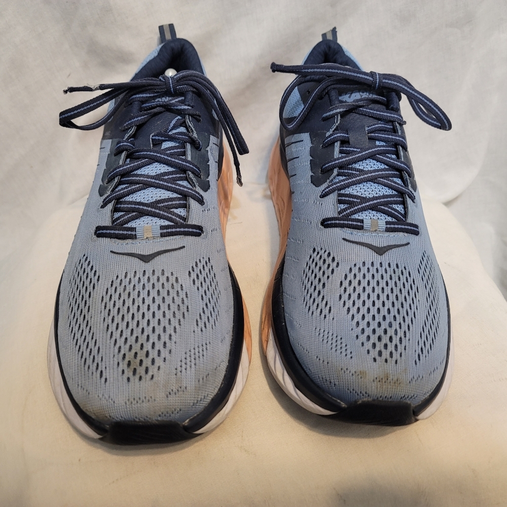 Hoka One One Arahi 3 Womens Sz 12 B Blue Outdoor Athletic Running Sneakers - Picture 3 of 11